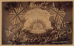 Australia - World War One - ANZAC - Australian Commonwealth Military Forces Xmas Greetings Card  - Publ. Rattle & Co. In - Other & Unclassified