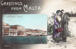 Malta - VALLETTA - Custom House - Publ. Unknown 1905-S - Malta