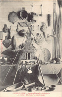 Fiji - Weapons And Utensils Of The Fijians - In The Center, Miniature Of A Pagan Temple - Publ. A. Bergeret  - Figi