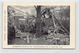Nederland - DEN HAAG (ZH) Spoorwegongeluk Op 18 Januari 1902 - Train Wreck - Accident De Chemin De Fer - Uitg. Jacobs &  - Den Haag ('s-Gravenhage)