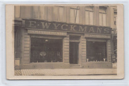 IXELLES (Brux.-Cap.) E. W. Wyckmans, Ameublements, Antiquités, 43 Rue De La Toison D'Or - CARTE PHOTO - Ed. Inconnu  - Elsene - Ixelles