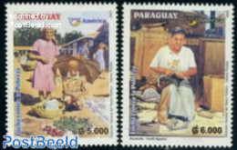 Paraguay 2005 UPAEP, Fight Against Poverty 2v, Mint NH, Various - U.P.A.E. - Street Life - Zonder Classificatie