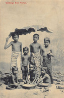Sri Lanka - Group Of Children - Publ. Plâté & Co.  - Sri Lanka (Ceilán)