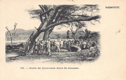 Djibouti - Halte Des Caravanes Dans La Brousse - Ed. Inconnu 52 - Dschibuti