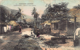 Sierra Leone - FREETOWN - Street In The Suburbs - SEE SCANS FOR CONDITION - Publ. C.F.A.O. Watercolored 15 - Sierra Leone