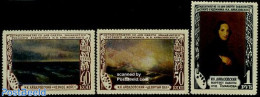 Russia, Soviet Union 1950 Ayvazovsky Paintings 3v, Mint NH, Art - Paintings - Unused Stamps