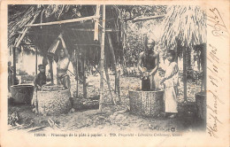 Vietnam - TONKIN - Pilonnage De La Pâte à Papier - Ed. Librairie Crébessac 79 - Viêt-Nam