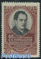 Russia, Soviet Union 1953 W.W. Kuibychev 1v, Mint NH, History - Politicians - Ongebruikt