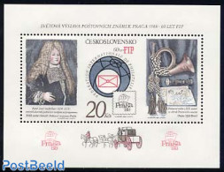Czechoslovkia 1986 Praga 88 S/s Only Horizontal Perforated, Mint NH, Philately - Andere & Zonder Classificatie