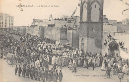 Maroc - CASABLANCA - Le Sultan Et Sa Suite - Ed. Flandrin  - Casablanca