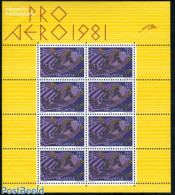 Switzerland 1981 Pro Aero M/s, Mint NH, Transport - Aircraft & Aviation - Unused Stamps