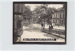 POLSKA Poland - KATOWICE Kattowitz - Trzecie Powstanie śląskie Rok 1921- Barykada Na Friedrichstrasse (Barrikade In Frie - Pologne