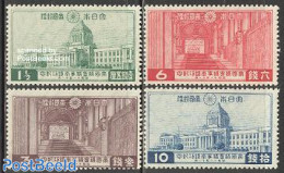 Japan 1936 Parliament Building 4v, Unused (hinged) - Unused Stamps