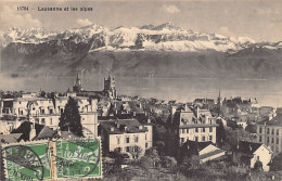 LAUSANNE (VD) Et Les Alpes - Ed. C.P.N. 10784 - Lausanne