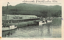 Polynésie - Tahiti - Papeete - Le Wharf - Ed. G. Spitz. - Polynésie Française