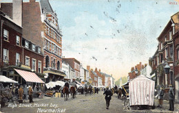 England - NEWMARKET High Street, Market Day - Other & Unclassified