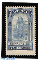 Sweden 1903 Stockholm Post Office 1v, Unused (hinged), Post - Ongebruikt