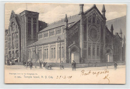Judaica - U.S.A. - New York City - Temple Israel - Publ. The Rotograph Co. 198 - Judaísmo