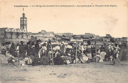 Maroc - CASABLANCA - Les Tirailleurs Sénégalais Attendent Leur Embarquement - Ed - Casablanca