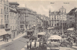 BASEL - Markplatz - Ed. Rathe & Fehlmann 3679 - Basilea