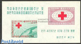 Korea, South 1959 Red Cross S/s, Unused (hinged), Health - Various - Red Cross - Globes - Maps - Rode Kruis