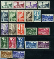Andorra, French Post 1955 Definitives 22v, Mint NH, Nature - Religion - Birds - Churches, Temples, Mosques, Synagogues - Ongebruikt