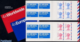 Great Britain 2004 Europe/Worldwide 2 Booklets, Mint NH, Stamp Booklets - Nuevos