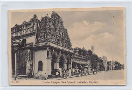 Sri Lanka - COLOMBO - Hindu Temple, Sea Street - Right Border Trimmed - Publ. John & Co. 133 - Sri Lanka (Ceilán)