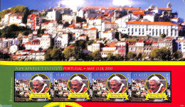 Saint Kitts/Nevis 2010 Pope Benedict XVI 4v M/s, Mint NH, Religion - Pope - Religion - Popes