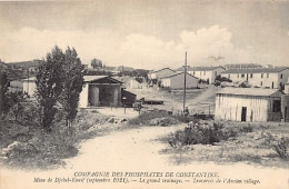 Mine De Djebel Kouif (Cie Des Phosphates De Constantine) - Le Grand Trainage - Traversée De L'ancien Village - Septembre - Autres & Non Classés
