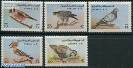 Syria 1978 Birds 5v, Mint NH, Nature - Birds - Pigeons - Syria