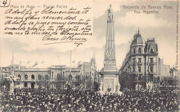 Argentina - BUENOS AIRES - Plaza De Mayo - Fiestas Patrias - Ed. R. Rosauer 5 - Argentine