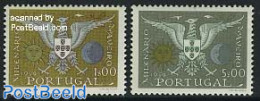 Portugal 1959 Aveiro 2v, Mint NH, History - Coat Of Arms - Neufs