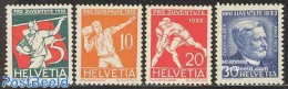 Switzerland 1932 Pro Juventute 4v, Mint NH, Sport - Various - Sport (other And Mixed) - Justice - Unused Stamps