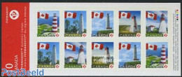 Canada 2007 Lighthouses 2x5v Foil Sheet S-a, Mint NH, Various - Lighthouses & Safety At Sea - Nuovi