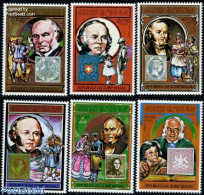 Guinea Bissau 1978 Sir Rowland Hill 6v, Mint NH, Sir Rowland Hill - Stamps On Stamps - Rowland Hill
