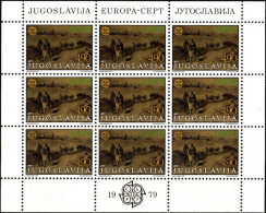 Yougoslavie - Jugoslawien - Yugoslavia Bloc Feuillet 1979 Y&T N°F1663 à F1664 - Michel N°KB1787 à KB1788 *** - EUROPA - Blocks & Kleinbögen