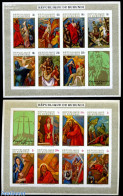 Burundi 1970 Easter 2 S/s Imperforated, Mint NH, Religion - Religion - Otros & Sin Clasificación