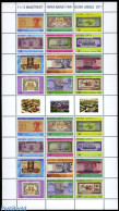 Aruba 2011 Paper Money 2x12v M/s, Mint NH, Nature - Various - Camels - Money On Stamps - Coins