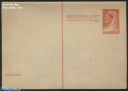 Suriname, Colony 1939 Postcard With Answer 10+10c Orangered, Unused Postal Stationary - Autres & Non Classés