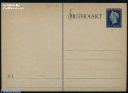 Suriname, Colony 1948 Postcard 5c Blue, Unused Postal Stationary - Autres & Non Classés