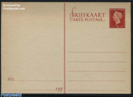 Suriname, Colony 1948 Postcard 7.5c Red, Unused Postal Stationary - Autres & Non Classés
