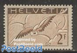 Switzerland 1930 Airmail 1v, Normal Paper, Unused (hinged) - Nuevos