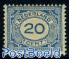 Netherlands 1921 20c, Blue, Stamp Out Of Set, Unused (hinged) - Unused Stamps