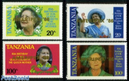 Tanzania 1986 AMERIPEX 4v, Mint NH, History - Kings & Queens (Royalty) - Case Reali