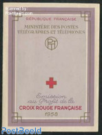 France 1958 Red Cross Booklet, Mint NH, Health - Red Cross - Stamp Booklets - Nuevos
