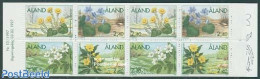 Aland 1997 Flowers Booklet, Mint NH, Nature - Flowers & Plants - Stamp Booklets - Sin Clasificación