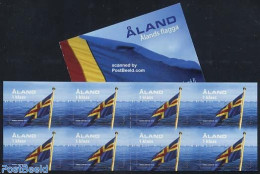 Aland 2004 Flag Booklet, Mint NH, History - Transport - Flags - Stamp Booklets - Ships And Boats - Non Classés