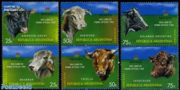 Argentina 1998 Cow 3x2v [:], Mint NH, Nature - Neufs