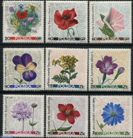 Poland 1967 Flowers 9v, Mint NH, Nature - Flowers & Plants - Ongebruikt